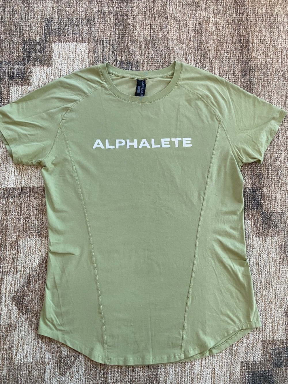 Alphalete Men's Light Green Logo T-Shirt